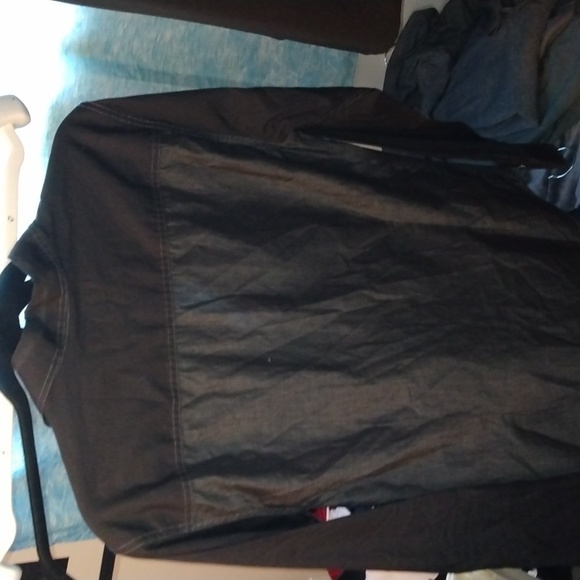 Men's Guess charcoal grey long sleeve dress shirt Sz small New - Picture 11 of 16